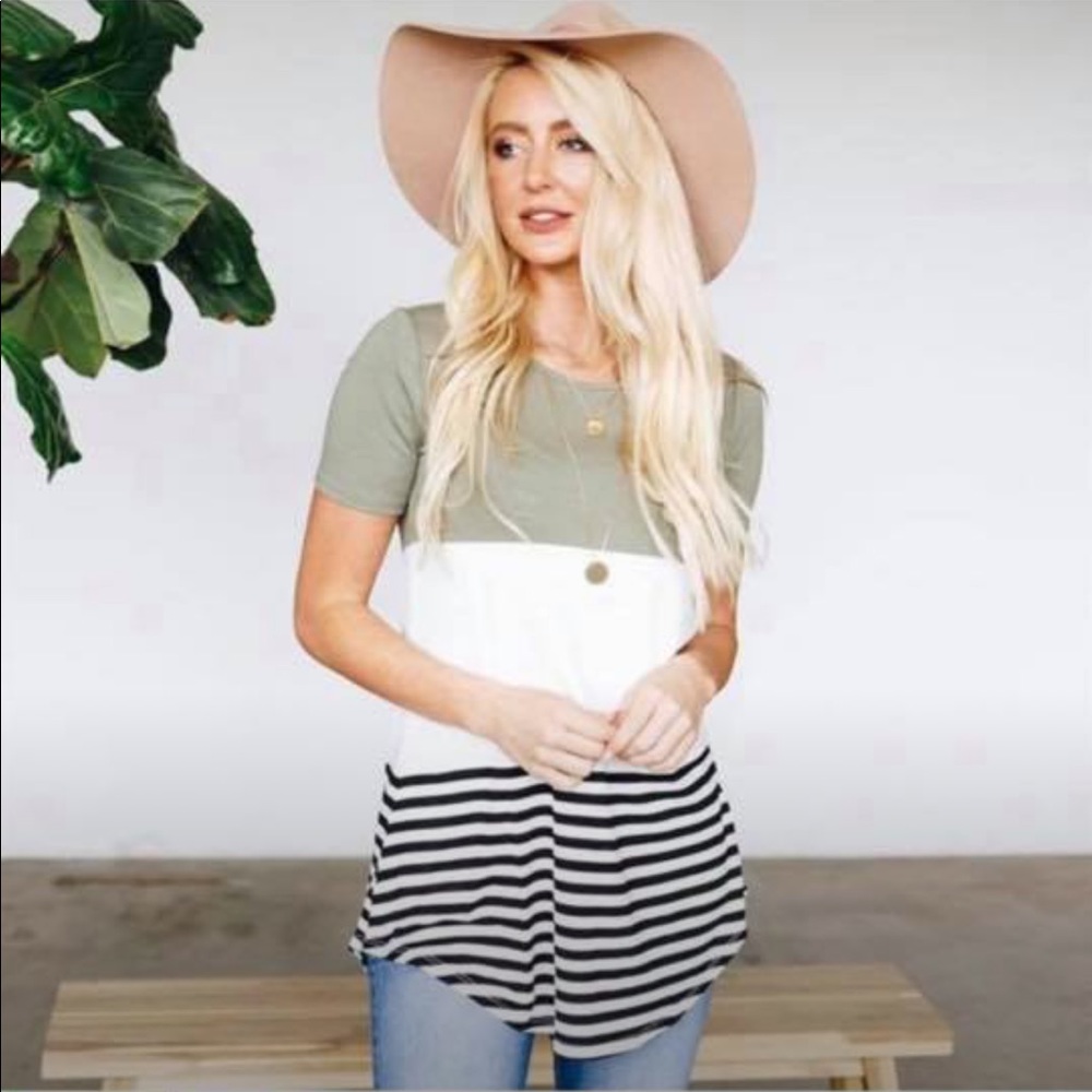 Colorblock shirt